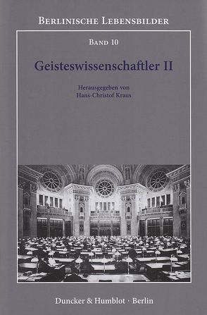 Geisteswissenschaftler II. von Kraus,  Hans-Christof