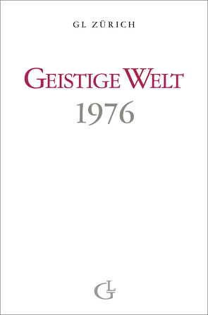 Geistige Welt 1976 von Brunner,  Beatrice