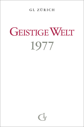 Geistige Welt 1977 von Brunner,  Beatrice