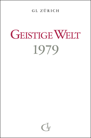 Geistige Welt 1979 von Brunner,  Beatrice