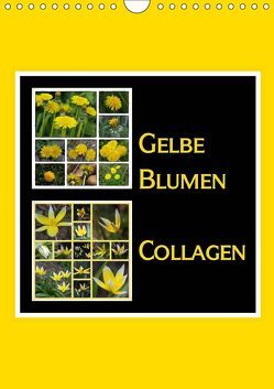 Gelbe Blumen Collagen (Wandkalender 2019 DIN A4 hoch) von LoRo-Artwork