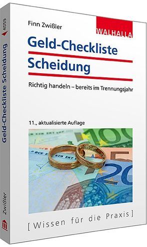 Geld-Checkliste Scheidung von Zwißler,  Finn