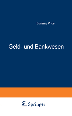 Geld- und Bankwesen von Brefeld,  NA, Price,  NA