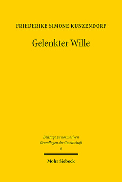 Gelenkter Wille von Kunzendorf,  Friederike Simone