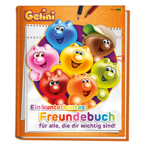 Gelini: Ein kunterbuntes Freundebuch für alle, die dir wichtig sind! von Panini, Zahradnicek,  Jörg