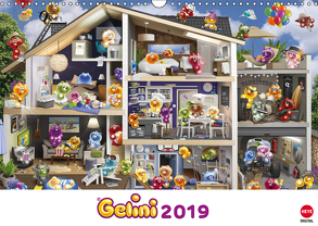 Gelini Posterkalender (Wandkalender 2019 DIN A3 quer) von Media GmbH,  KIDDINX