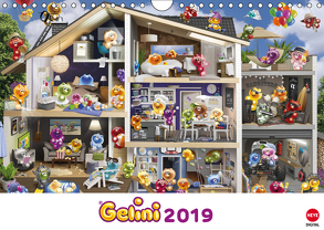 Gelini Posterkalender (Wandkalender 2019 DIN A4 quer) von Media GmbH,  KIDDINX