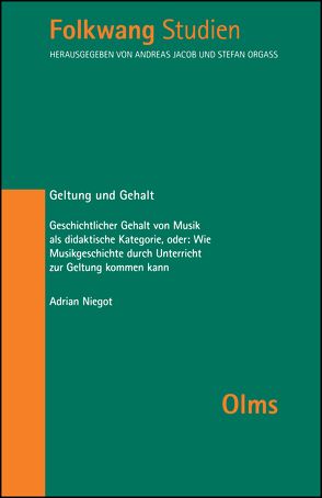 Geltung und Gehalt von Niegot,  Adrian