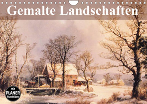 Gemalte Landschaften (Wandkalender 2023 DIN A4 quer) von Stanzer,  Elisabeth