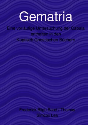 Gematria von Knebel,  Joachim, Lea,  Thomas Simcox