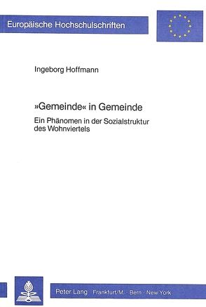 «Gemeinde» in Gemeinde von Hoffmann,  Ingeborg