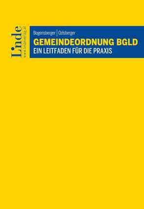 Gemeindeordnung Bgld von Bogensberger,  Ruby, Ozlsberger,  Bernhard