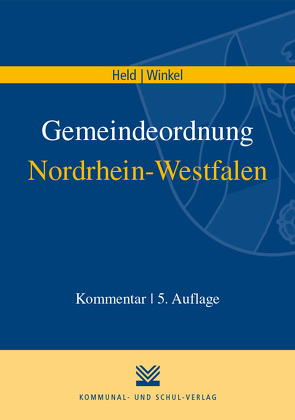 Gemeindeordnung Nordrhein-Westfalen von Held,  Friedrich W, Winkel,  Johannes