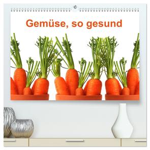 Gemüse, so gesund (hochwertiger Premium Wandkalender 2024 DIN A2 quer), Kunstdruck in Hochglanz von Sarnade,  Sarnade