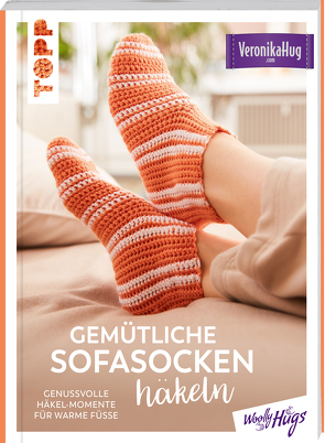 Gemütliche Sofasocken häkeln von Hug,  Veronika