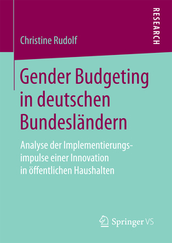 Gender Budgeting in deutschen Bundesländern von Rudolf,  Christine