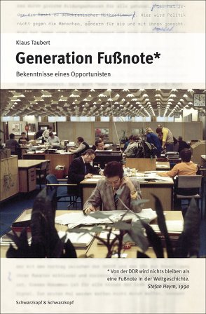 Generation Fußnote von Taubert,  Klaus