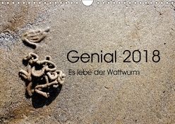 Genial 2018 – Es lebe der Wattwurm (Wandkalender 2018 DIN A4 quer) von Kesslau,  Sybille