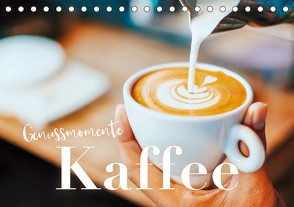 Genussmomente Kaffee (Tischkalender 2024 DIN A5 quer), CALVENDO Monatskalender von Scott,  M.