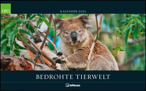 GEO Bedrohte Tierwelt 2022 – Wand-Kalender – Tier-Kalender – Poster-Kalender – 58×36