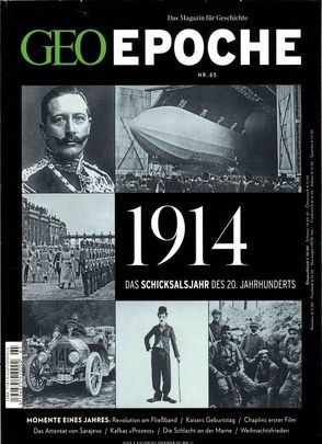 GEO Epoche / GEO Epoche 65/2014 – 1914 von Schaper,  Michael