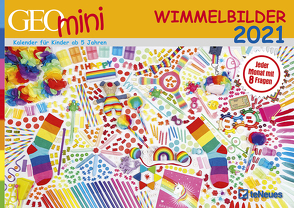 GEO Mini Wimmelbilder 2021 – Wand-Kalender – A3-Kalender – Kinder-Kalender – 42×29,7