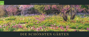 GEO SAISON Panorama: Die schönsten Gärten 2024 – Panorama-Kalender – Wand-Kalender – Groß-Format – Bildkalender – 120×50 cm