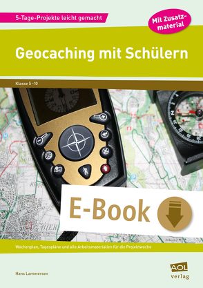 Geocaching mit Schülern von Lammersen,  Hans