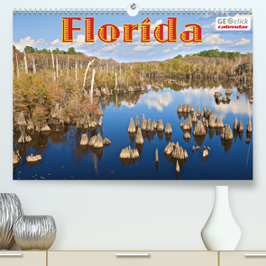 GEOclick calendar: Florida (Premium, hochwertiger DIN A2 Wandkalender 2021, Kunstdruck in Hochglanz) von Feske,  Klaus