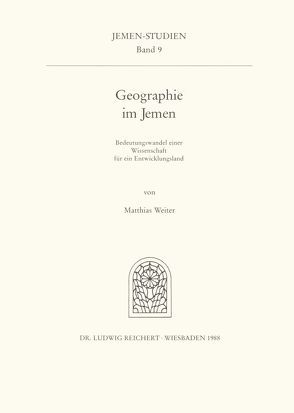 Geographie im Jemen von Weiter,  Matthias