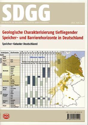 Geologische Charakterisierung tiefliegender Speicher- und Barrierehorizonte in Deutschland – Speicher-Kataster Deutschland von Müller,  Christian, Reinhold,  Klaus