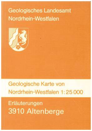 Geologische Karten von Nordrhein-Westfalen 1:25000 / Altenberge von Adams,  Ulrich, Dubber,  Hans J, Koch,  Michael, Staude,  Henner, Vogler,  Hermann