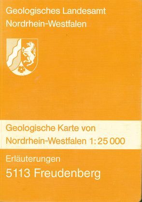 Geologische Karten von Nordrhein-Westfalen 1:25000 / Freudenberg von Lusznat,  Manfred, Wirth,  Werner