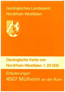 Geologische Karten von Nordrhein-Westfalen 1:25000 / Mülheim an der Ruhr von Drozdzewski,  Günter, Jansen,  Fritz, Nötting,  Joachim, Paas,  Wilhelm, Suchan,  Karl H, Vieth-Redemann,  Angelika