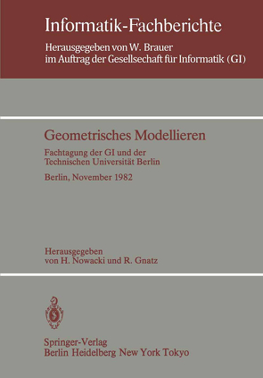 Geometrisches Modellieren von Gnatz,  R., Nowacki,  H.