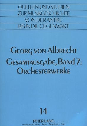 Georg von Albrecht: Gesamtausgabe von Von Albrecht,  Christiane