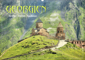 Georgien – Kirchen Klöster Kaukasus (Wandkalender 2023 DIN A2 quer) von Stamm,  Dirk