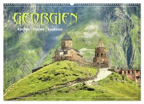 Georgien – Kirchen Klöster Kaukasus (Wandkalender 2024 DIN A2 quer), CALVENDO Monatskalender von Stamm,  Dirk