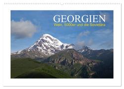 Georgien – Wein, 5000er und die Sovietära (Wandkalender 2024 DIN A2 quer), CALVENDO Monatskalender von Hallweger,  Christian