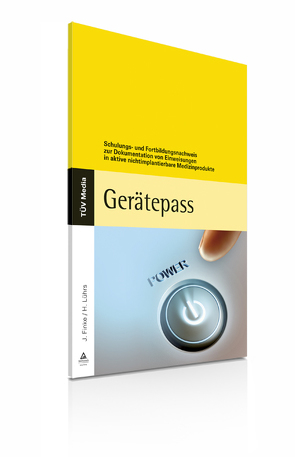 Gerätepass von Finke,  Jann, Lührs,  Heike