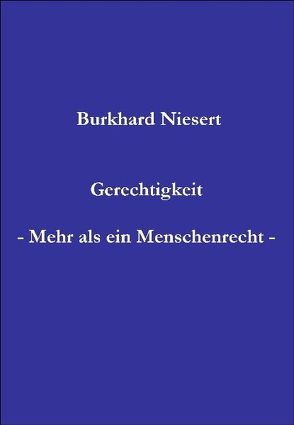 Gerechtigkeit von Niesert,  Burkhard