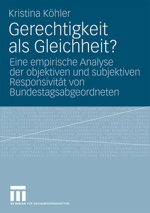 Gerechtigkeit als Gleichheit? von Köhler,  Kristina