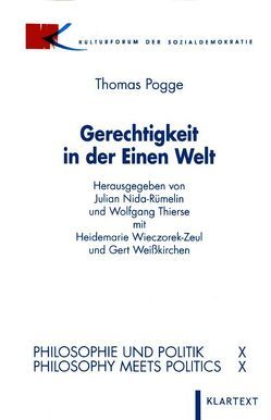 Gerechtigkeit in der Einen Welt von Pogge,  Thomas