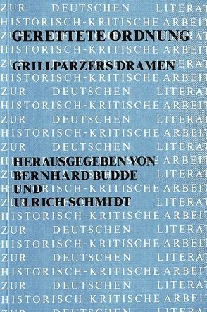 Gerettete Ordnung von Budde,  Bernhard, Schmidt,  Ulrich