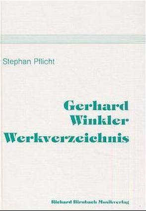 Gerhard-Winkler-Werkverzeichnis von Pflicht,  Stephan