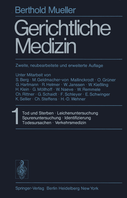 Gerichtliche Medizin von Mueller,  B.