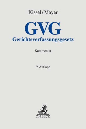 Gerichtsverfassungsgesetz von Kissel,  Otto Rudolf, Mayer,  Herbert