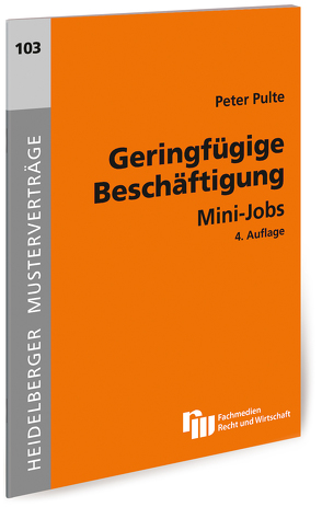 Geringfügige Beschäftigung von Pulte,  Peter