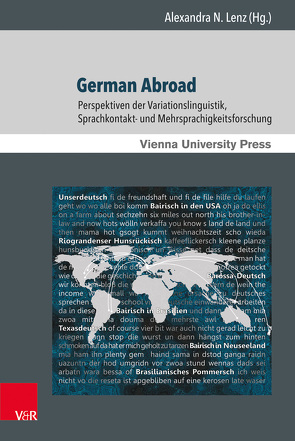 German Abroad von Altenhofen,  Cleo Vilson, Boas,  Hans C., Eller-Wildfeuer,  Nicole, Fassmann,  Heinz, Lenz,  Alexandra N., Maitz,  Péter, Postma,  Gertjan, Pupp Spinassé,  Karen, Riehl,  Claudia Maria, Steffen,  Joachim, Steffen,  Martina, Wildfeuer,  Alfred