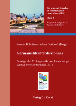 Germanistik interdisziplinär von Bohušová,  Zuzana, Ďuricová,  Alena